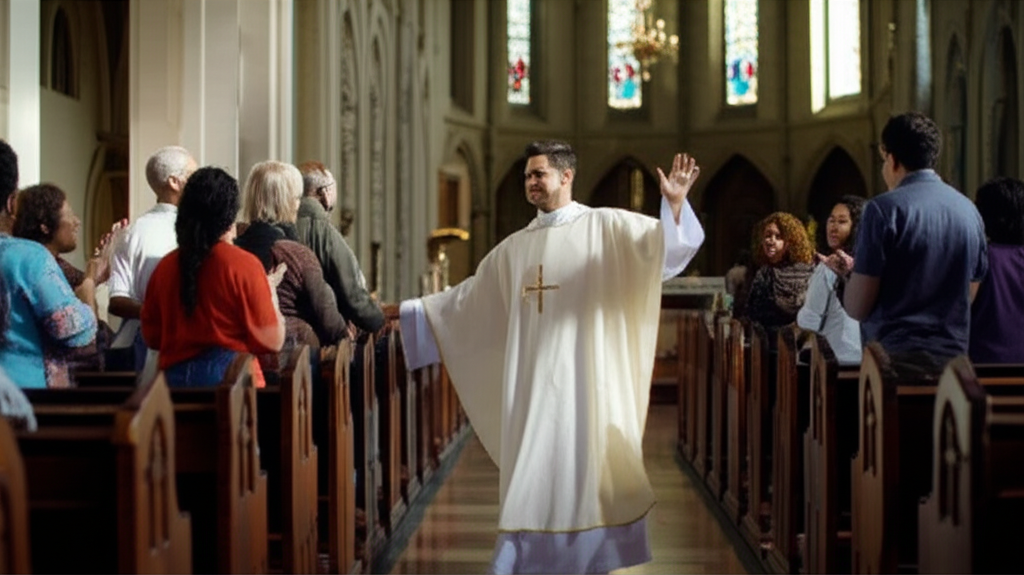 Young Priest Goes Viral for TikTok Dance During Mass